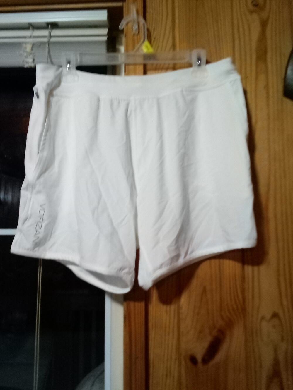 Vorzani Triton Hybrid Athletic Shorts White Men’s L Tennis Golf